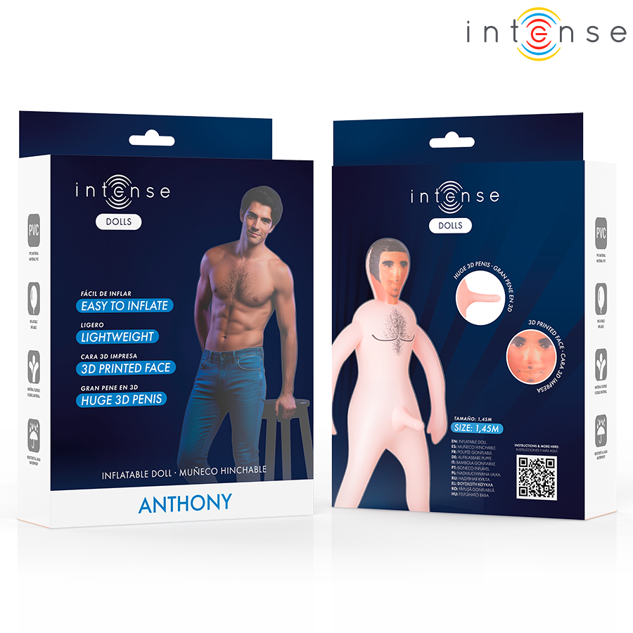 INTENSE DOLLS - BAMBOLA GONFIABILE ANTHONY CON PENE 3D – Bambole gonfiabili – foto 4