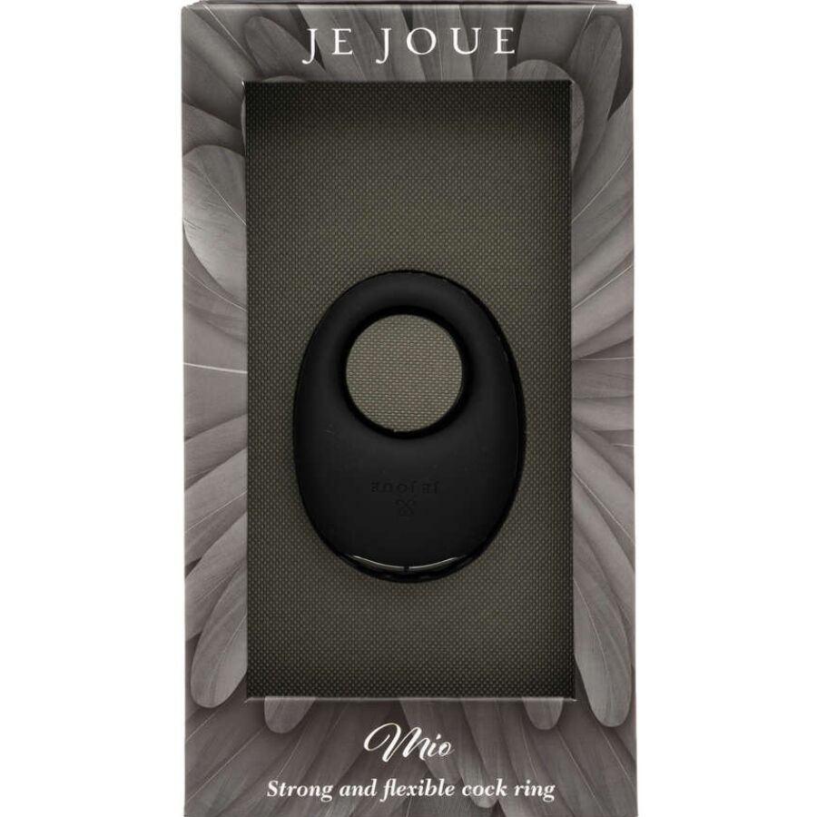 JE JOUE - ANELLO VIBRATORE MIO NERO – Cockring con vibrazione – foto 2