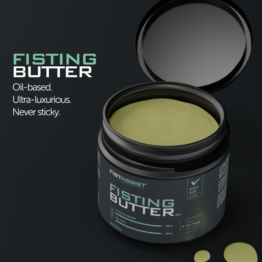 COBECO - FIST ASSIST BUTTER LUBRIFICANTE A BASE DI OLIO 500 ML – Oli da massaggio non aromatizzati – foto 3