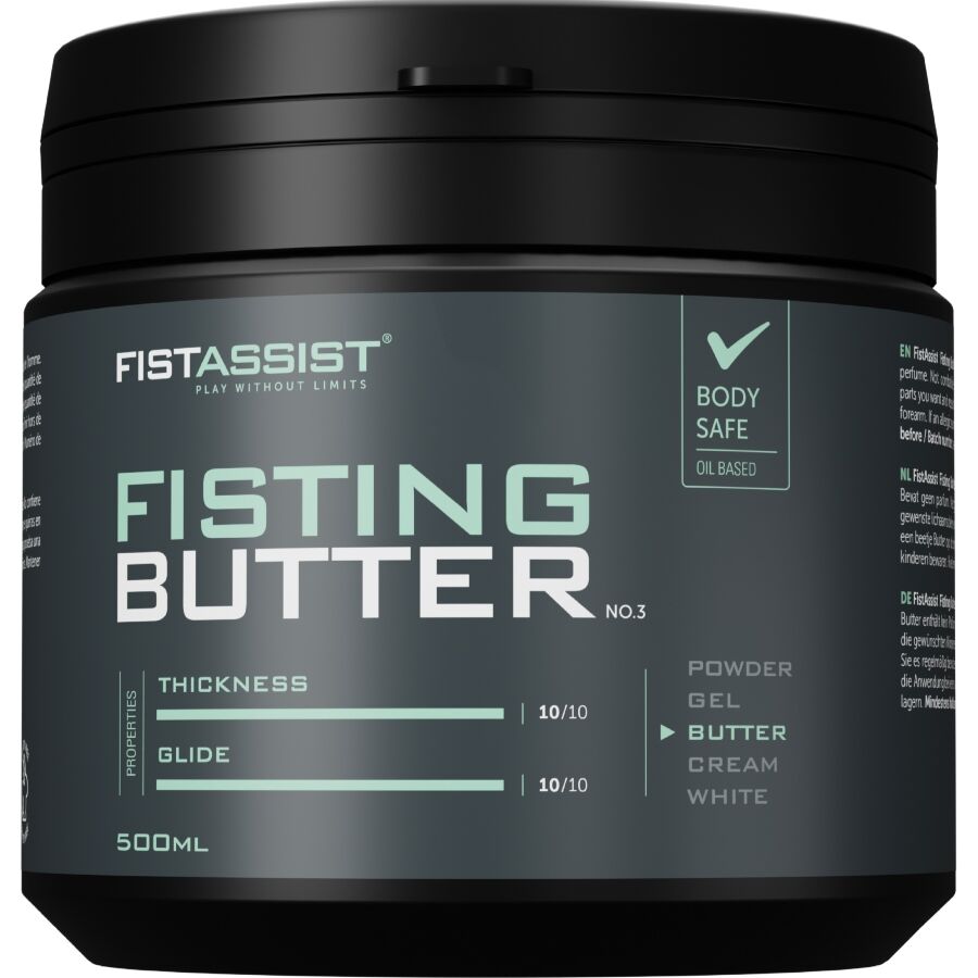 COBECO - FIST ASSIST BUTTER LUBRIFICANTE A BASE DI OLIO 500 ML – Oli da massaggio non aromatizzati