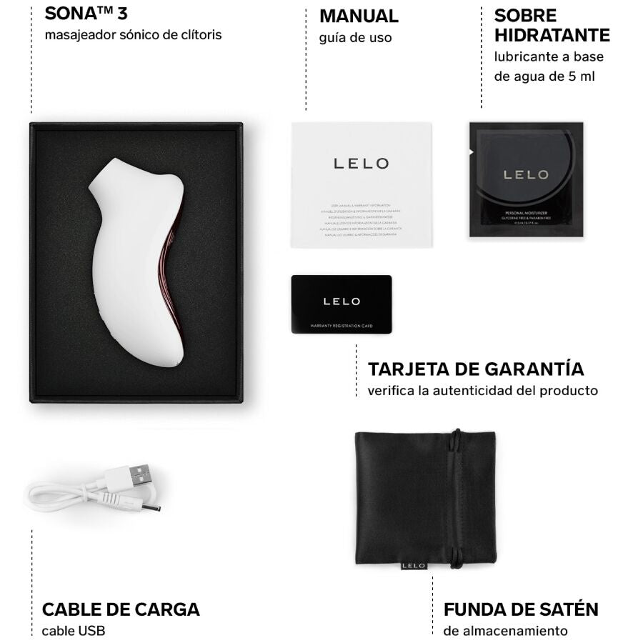 LELO - SONA 3 CREMA MASSAGGIATORE CLITORIDEO SONICO – Massaggiatrici – foto 5