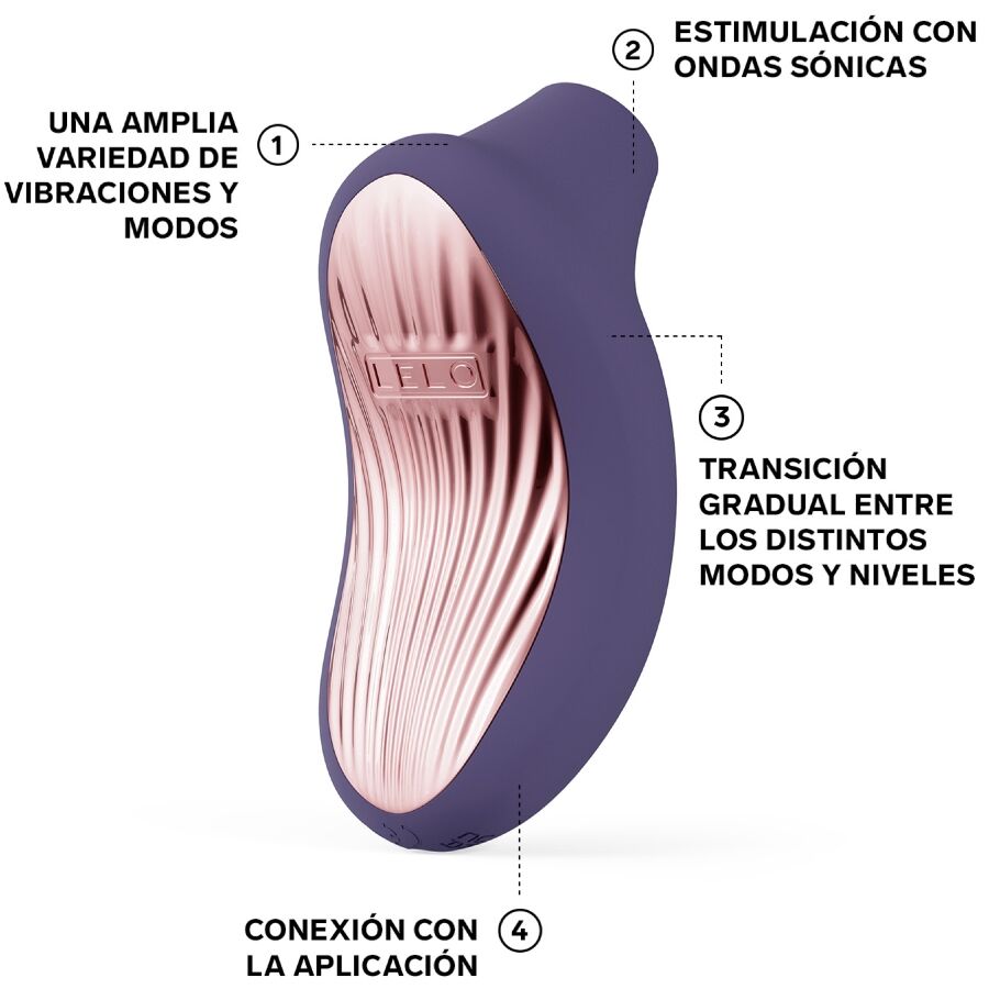 LELO - SONA 3 MASSAGGIATORE CLITORIDEO SONICO CYBER PURPLE – Massaggiatrici – foto 4