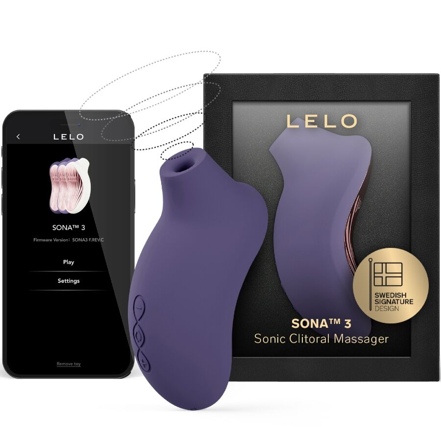 LELO - SONA 3 MASSAGGIATORE CLITORIDEO SONICO CYBER PURPLE – Massaggiatrici