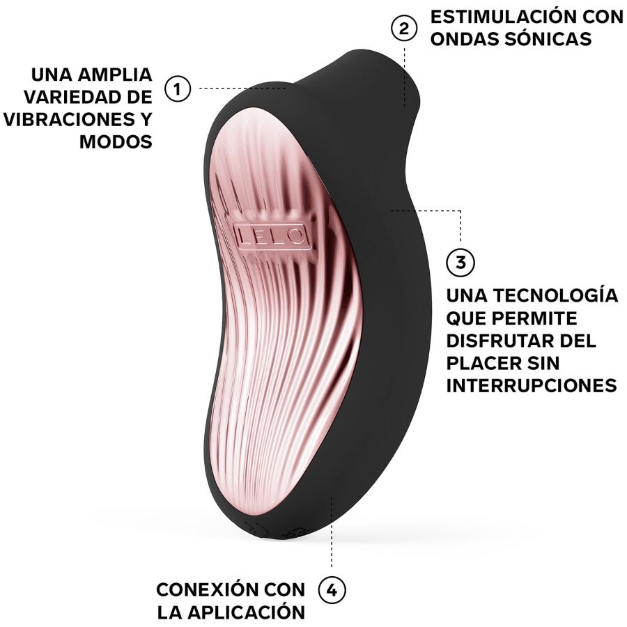 LELO - SONA 3 CRUISE MASSAGGIATORE CLITORIDEO SONICO NERO – Massaggiatrici – foto 4