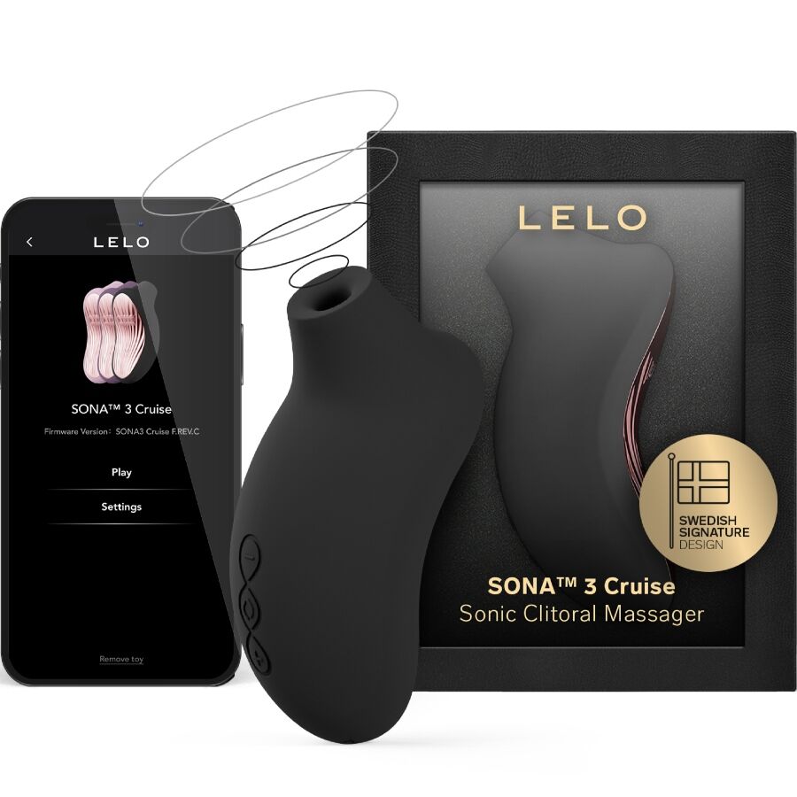 LELO - SONA 3 CRUISE MASSAGGIATORE CLITORIDEO SONICO NERO – Massaggiatrici