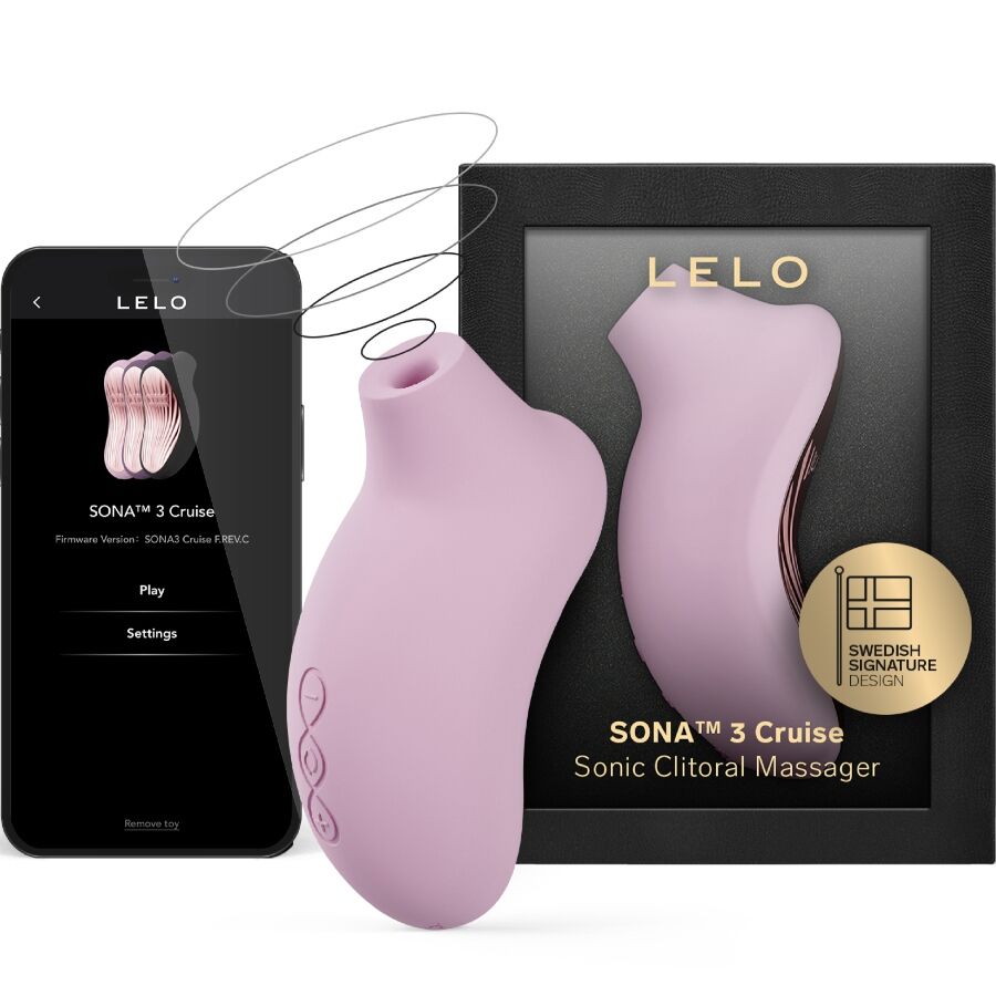 LELO - SONA 3 CRUISE MASSAGGIATORE CLITORIDEO SONICO ROSA CHIARO – Massaggiatrici