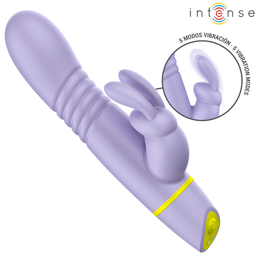 INTENSE - STIMOLATORE E VIBRATORE A SPINTA HELEN RABBIT – Vibratori di coniglio – foto 6