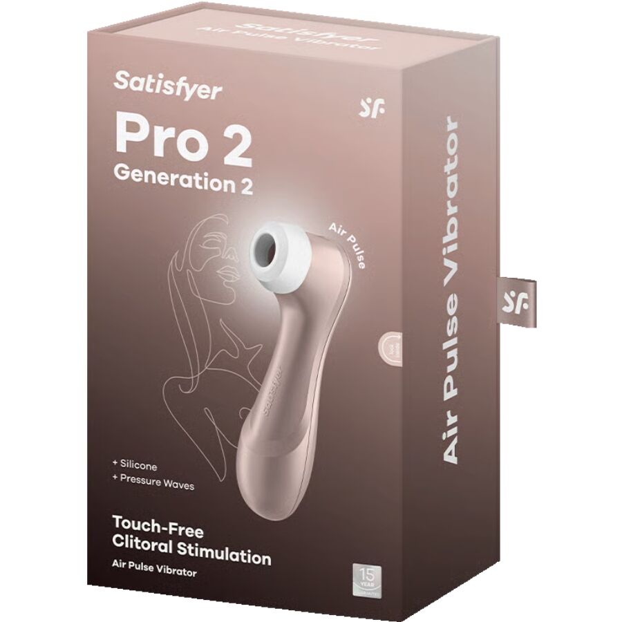 SATISFYER - PRO 2 NUOVA GENERAZIONE VIBRATORE A 2 IMPULSI D'ARIA – Stimolatore dell'aria nessuna vibrazione – foto 2