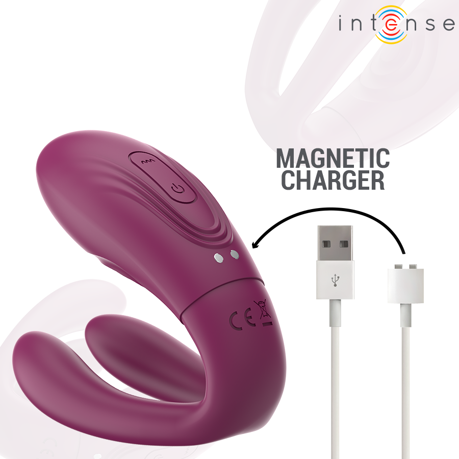 INTENSE - STIMOLATORE A MORSETTO CON VIBRAZIONE E TAPPING SANDRA CON TELECOMANDO – Telecomando – foto 10