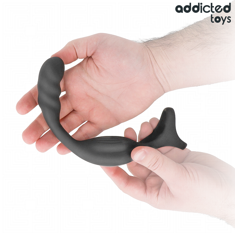 ADDICTED TOYS - ANELLO PER IL PENE PROSTATICO DOPPIO CON TELECOMANDO – Cockring con vibrazione – foto 2