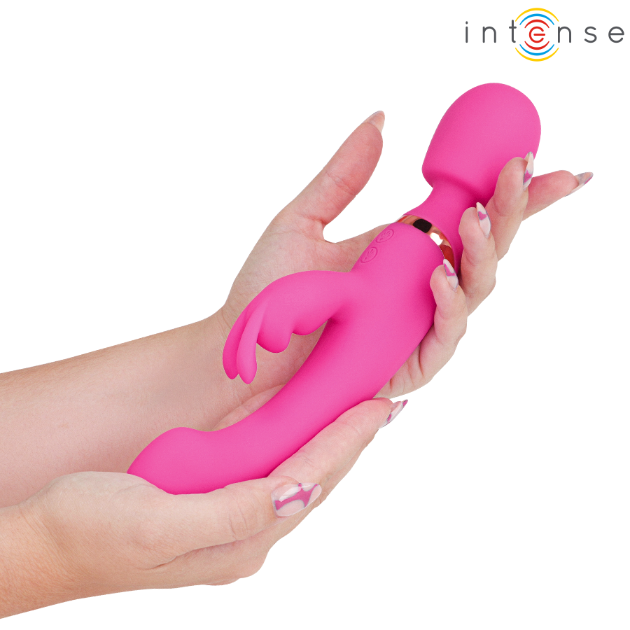 INTENSE - WINONA DOPPIO VIBRATORE CONIGLIO E BACCHETTA – Vibratore WAND – foto 6
