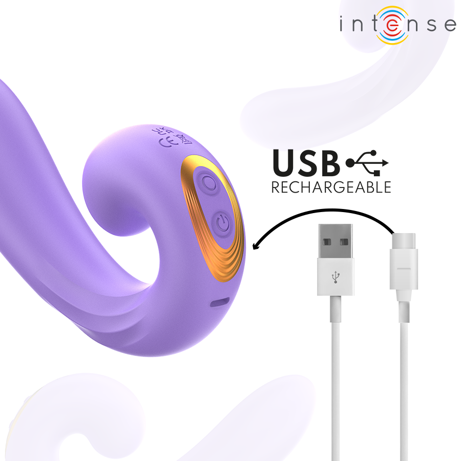 INTENSE - STIMOLATORE CLITORIDEO A DOPPIA VIBRAZIONE MERYL – Succhiare la vagina / il clitoride – foto 8