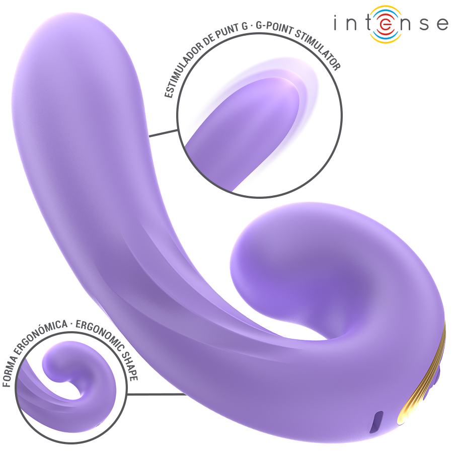 INTENSE - STIMOLATORE CLITORIDEO A DOPPIA VIBRAZIONE MERYL – Succhiare la vagina / il clitoride – foto 5