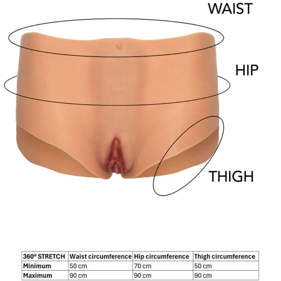 DESIDERIO NASCOSTO - ALTER EGO APERTO VAGINA E CULO SLIP VITA MEDIA CARNE – Mutandine senza cavallo – foto 5