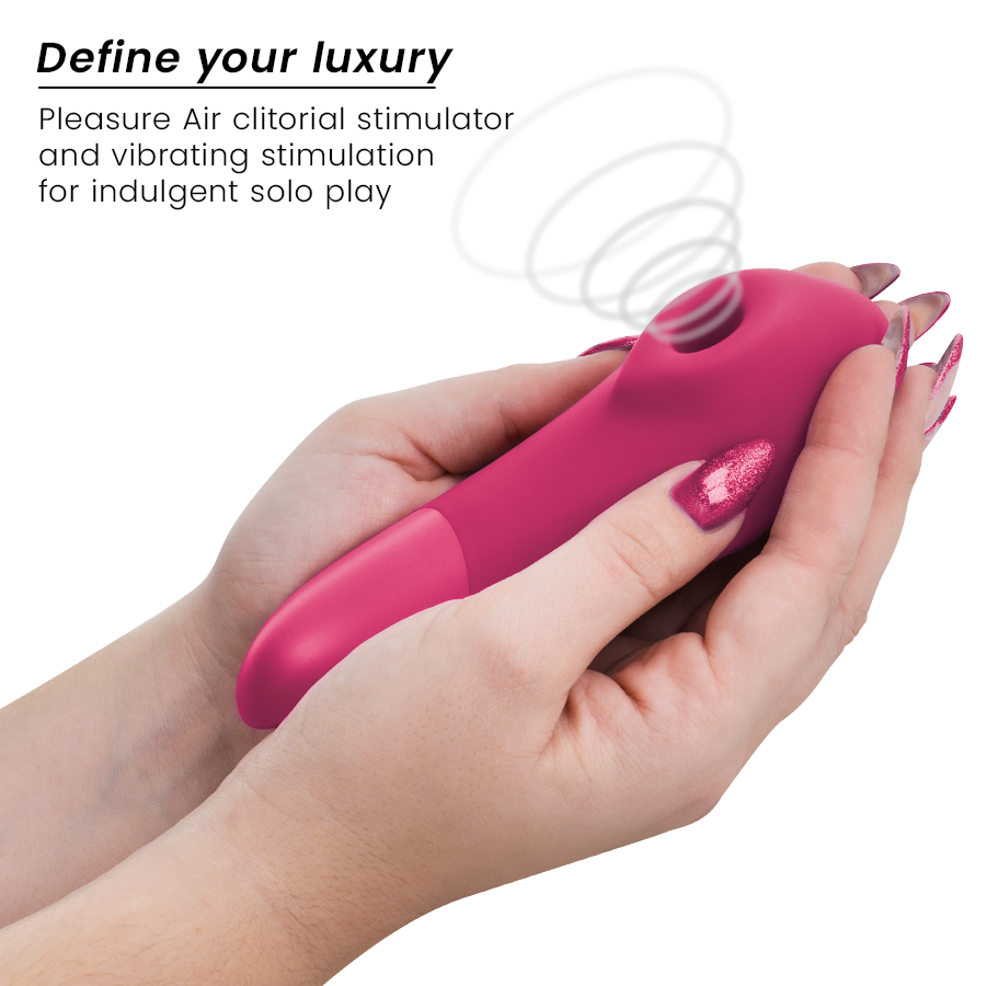 WOMANIZER - STIMOLATORE CLITORIDEO ROSA VIBRANTE – Stimolatore d'aria con vibrazione – foto 3