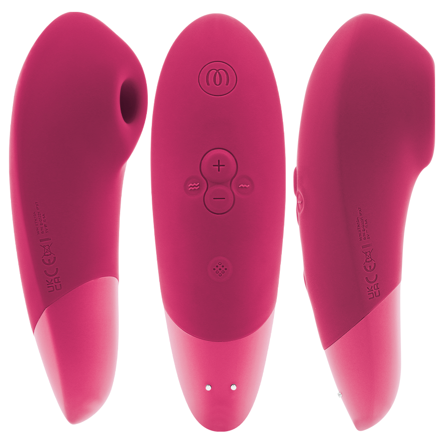 WOMANIZER - STIMOLATORE CLITORIDEO ROSA VIBRANTE – Stimolatore d'aria con vibrazione – foto 2
