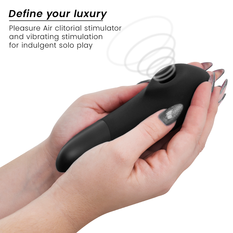 WOMANIZER - STIMOLATORE CLITORIDEO ENHANCE NERO – Stimolatore d'aria con vibrazione – foto 3