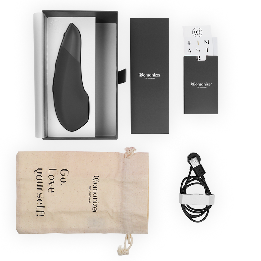 WOMANIZER - STIMOLATORE CLITORIDEO ENHANCE NERO – Stimolatore d'aria con vibrazione – foto 6