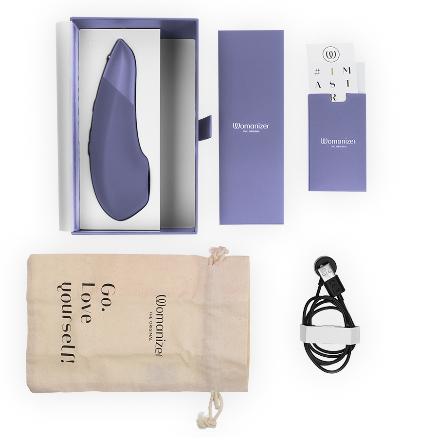 WOMANIZER - STIMOLATORE CLITORIDEO POTENZIATO LILLA – Stimolatore d'aria con vibrazione – foto 6