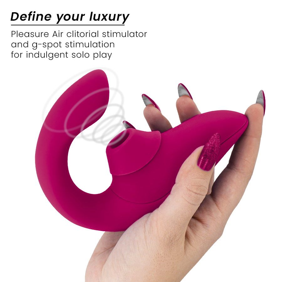 WOMANIZER - VIBRATORE STIMOLATORE CONIGLIO BLEND ROSA VIBRANTE – Stimolatore d'aria con vibrazione – foto 3