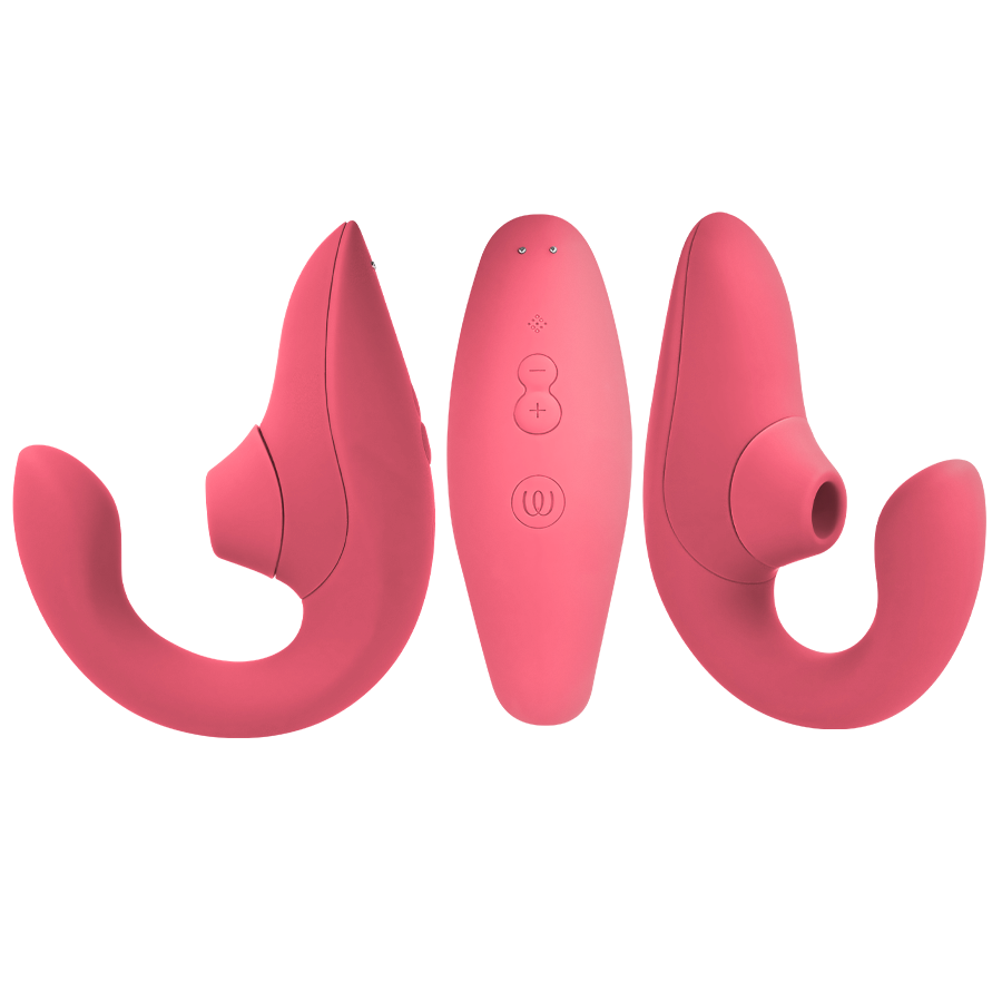 WOMANIZER - VIBRATORE STIMOLATORE CONIGLIO BLEND VIBRANT ROSE – Stimolatore d'aria con vibrazione – foto 2