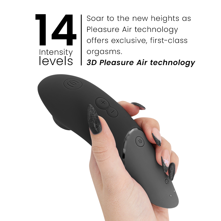WOMANIZER - NEXT STIMOLATORE CLITORIDEO NERO – Stimolatore d'aria con vibrazione – foto 5