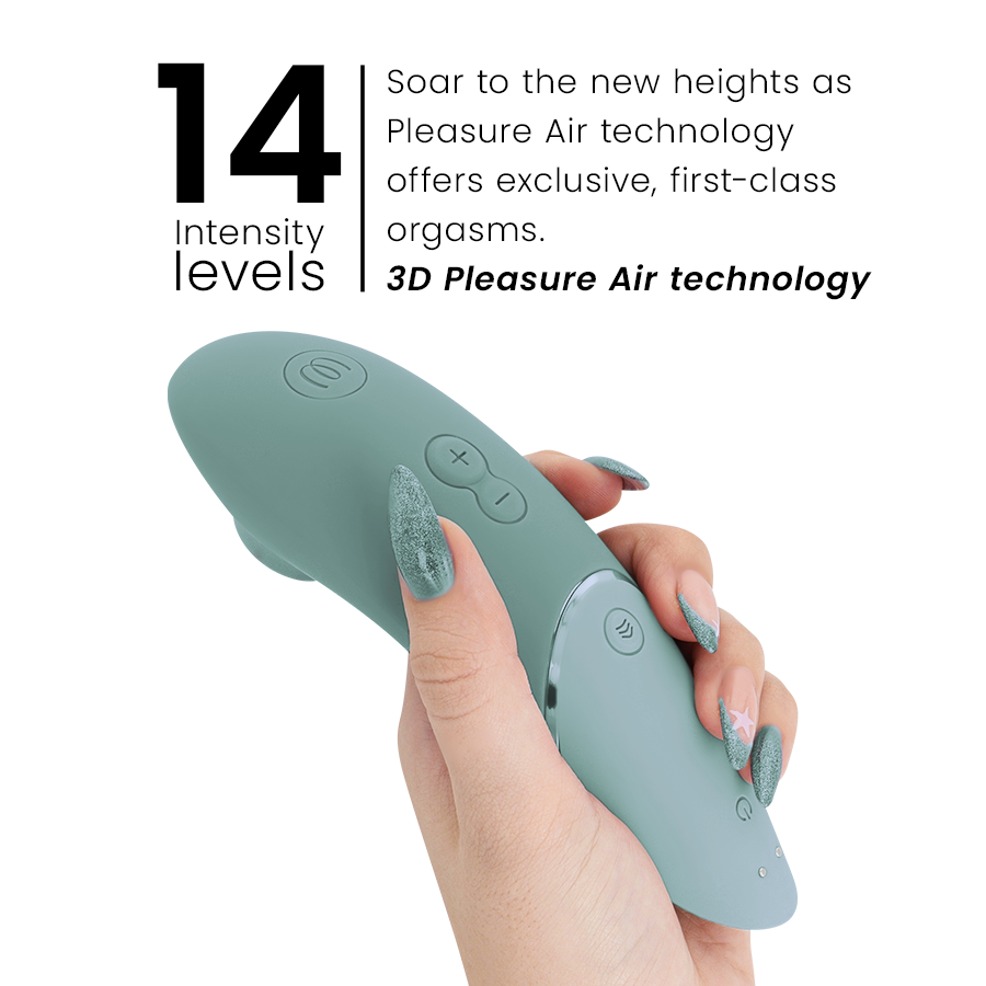 WOMANIZER - PROSSIMO STIMOLATORE CLITORIDEO SAGE – Stimolatore d'aria con vibrazione – foto 5