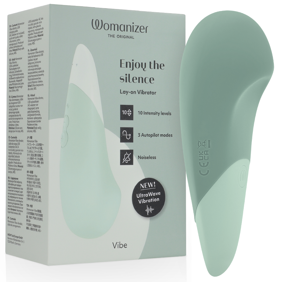 WOMANIZER - VIBE LAY-ON VIBRATORE SILENZIOSO SALVIA – Vibratori clitoridei da posare