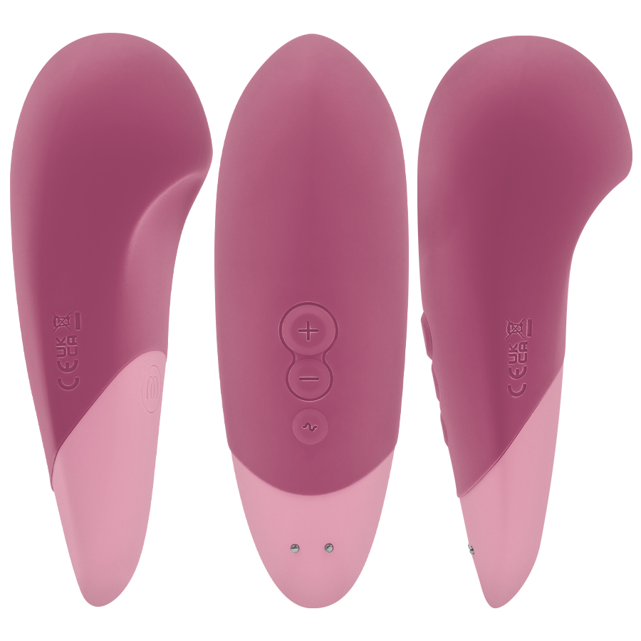 WOMANIZER - VIBE LAY-ON VIBRATORE SILENZIOSO ROSA SCURO – Vibratori clitoridei da posare – foto 2