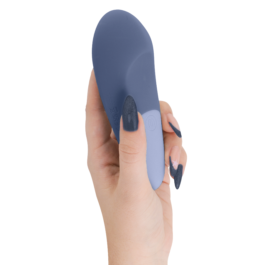 WOMANIZER - VIBE LAY-ON VIBRATORE SILENZIOSO BLU SCURO – Vibratori clitoridei da posare – foto 4
