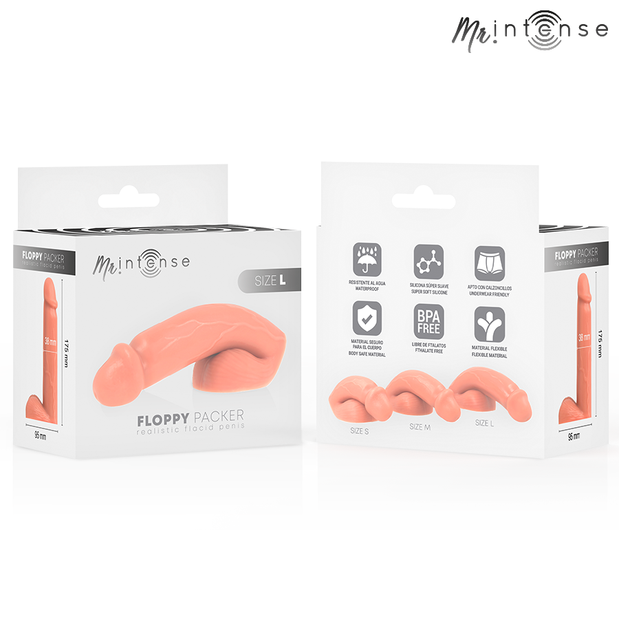 MR INTENSE - FLOPPY SIZE L REALISTIC PACKER – Peni transessuali – foto 3