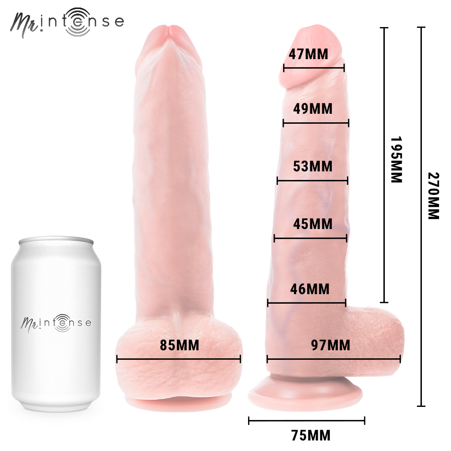 MR INTENSE - DILDO NEESON 27 CM -Ø- 5.6 CM – Peni realistici – foto 6