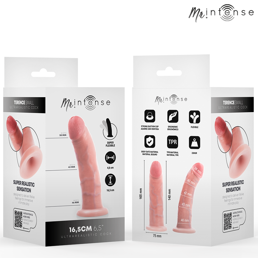 MR INTENSE - PICCOLO DILDO TERENCE 16,5 CM -Ø- 4,6 CM – Peni realistici – foto 3