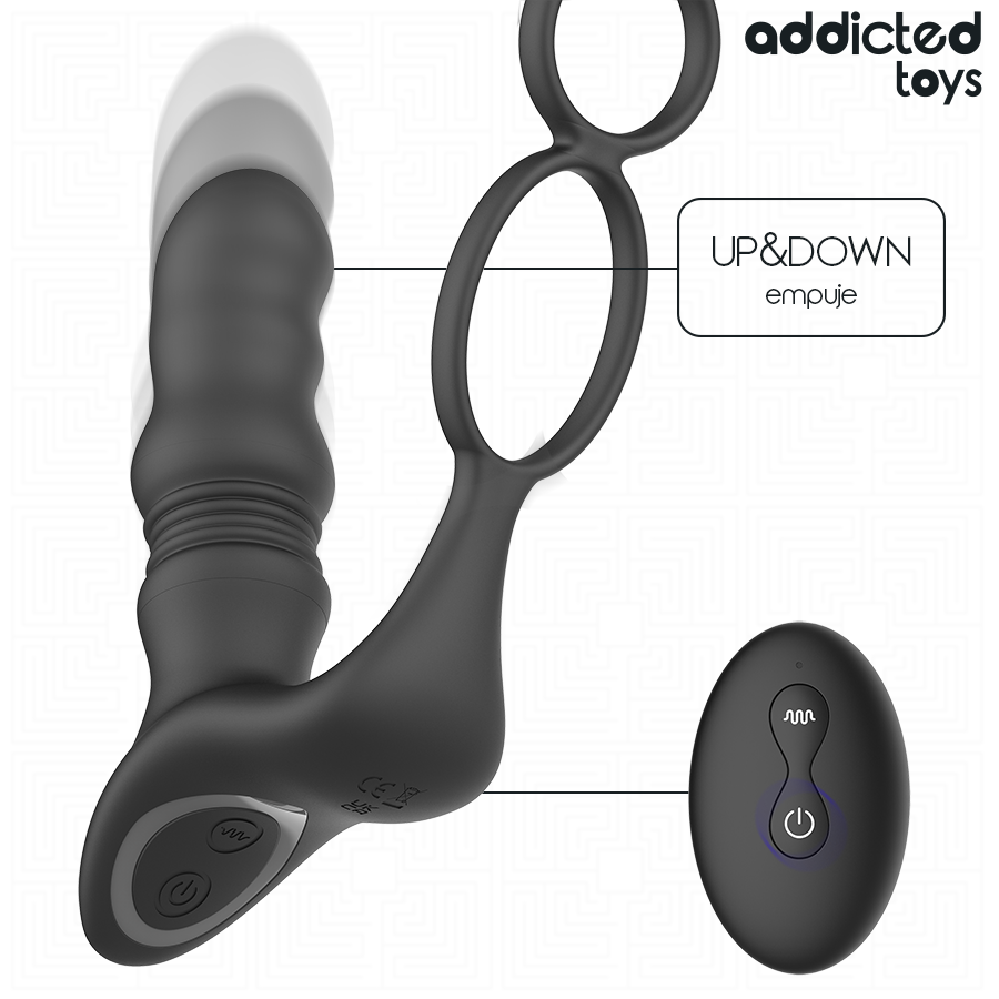 ADDICTED TOYS - ANELLO PROSTATICO UP&DOWN – Cockring con vibrazione – foto 6