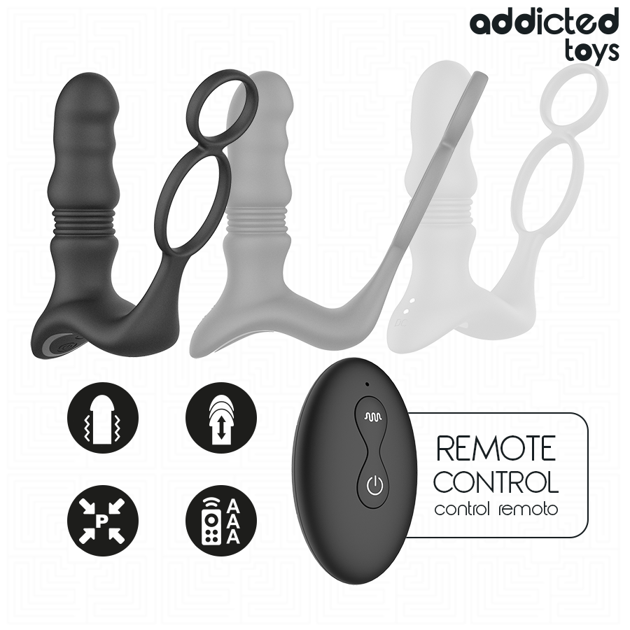 ADDICTED TOYS - ANELLO PROSTATICO UP&DOWN – Cockring con vibrazione – foto 5