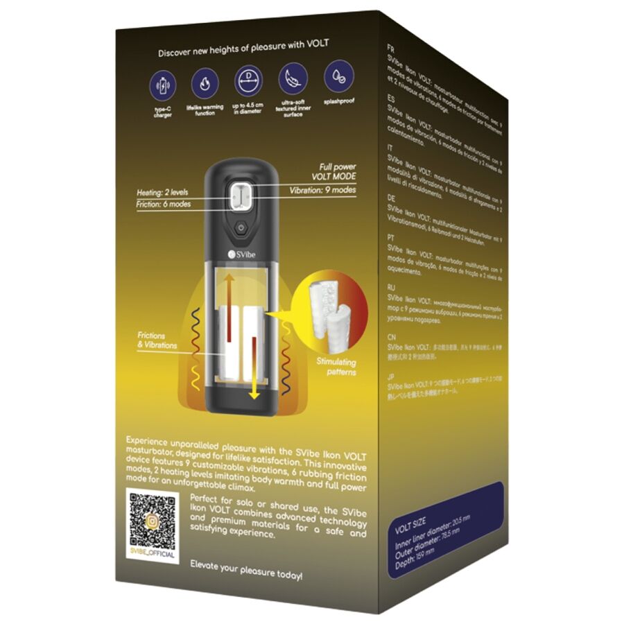 SNAIL VIBE - MASTURBATORE IKON VOLT CON EFFETTO CALORE E ATTRITO – Masturbatore automatico – foto 6