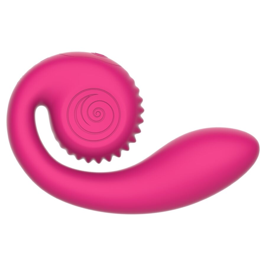 SNAIL VIBE - VIBRATORE ROSA GIZI LITE DOPPIO PUNTO G E CLITORIDEO – Vibratori a punto G