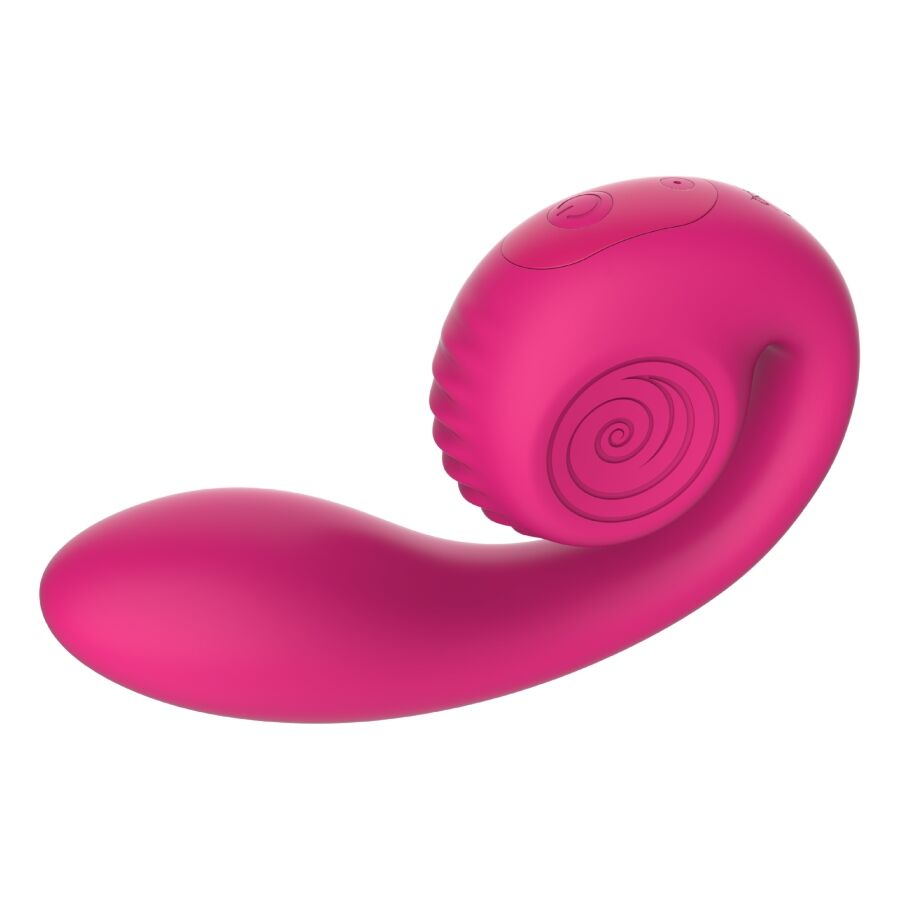 SNAIL VIBE - VIBRATORE ROSA GIZI LITE DOPPIO PUNTO G E CLITORIDEO – Vibratori a punto G – foto 2
