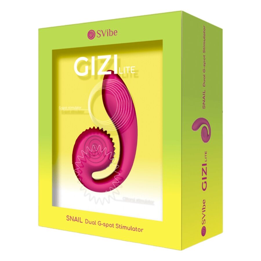 SNAIL VIBE - VIBRATORE ROSA GIZI LITE DOPPIO PUNTO G E CLITORIDEO – Vibratori a punto G – foto 4