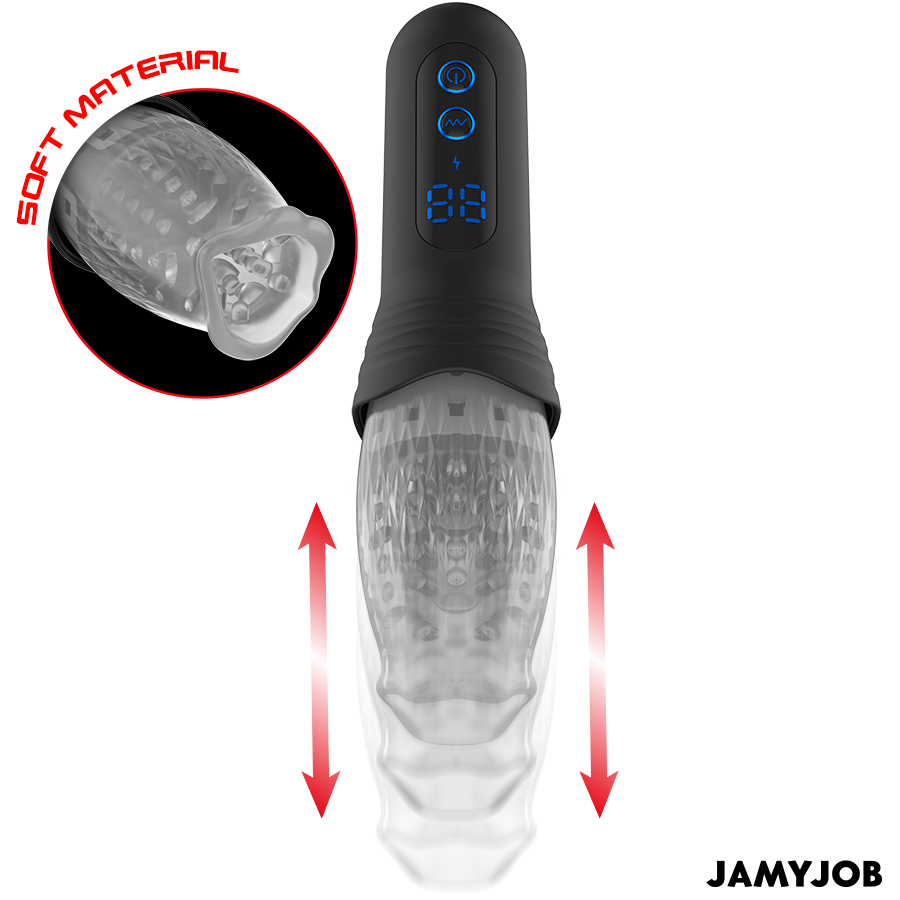 JAMYJOB - MASTURBATORE BLOW-R CON SPINTA E ROTAZIONE – Masturbatore automatico – foto 4