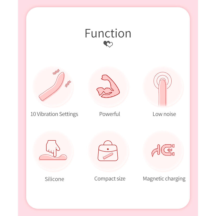 PRETTY LOVE - KISELL VIBRATORE ROSA PER PUNTO G – Vibratori a punto G – foto 9