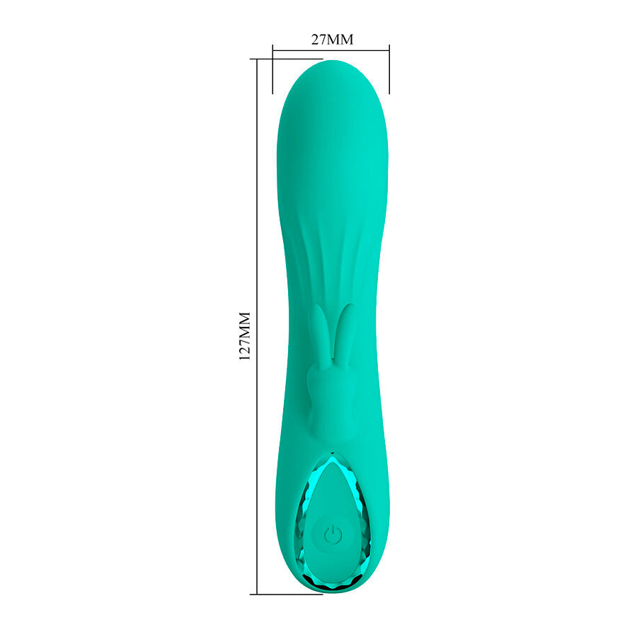 PRETTY LOVE - DJ STICK VIBRATORE PUNTO G TURCHESE – Vibratori di coniglio – foto 6