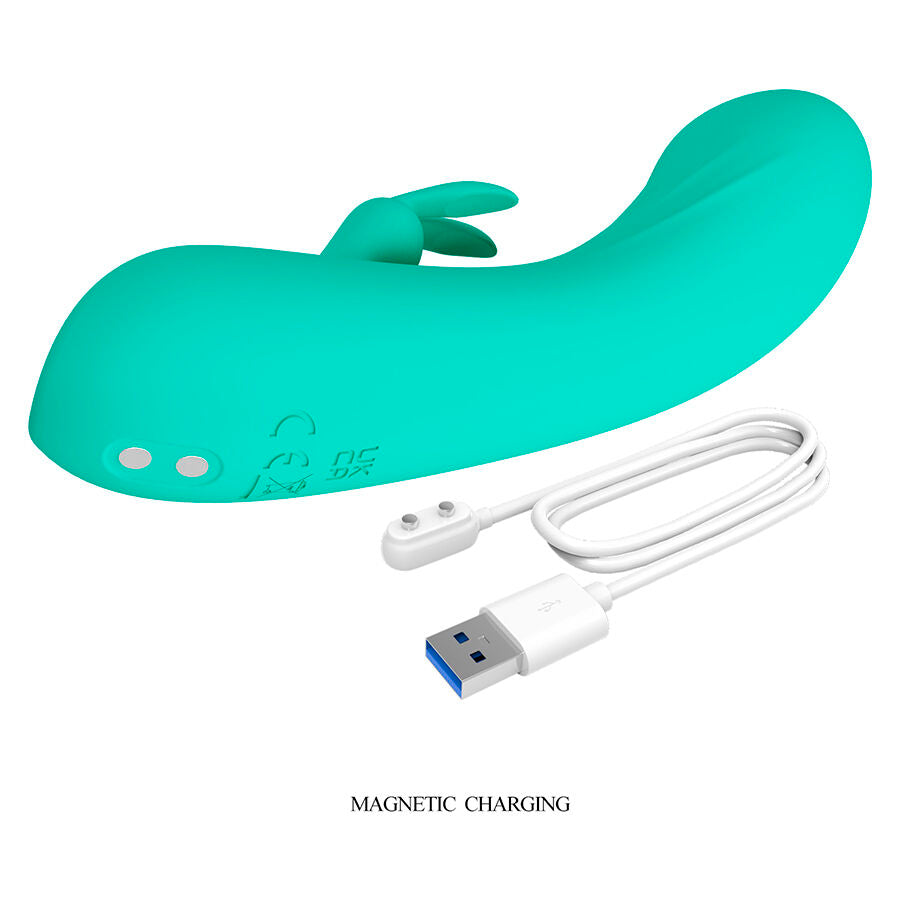 PRETTY LOVE - DJ STICK VIBRATORE PUNTO G TURCHESE – Vibratori di coniglio – foto 8
