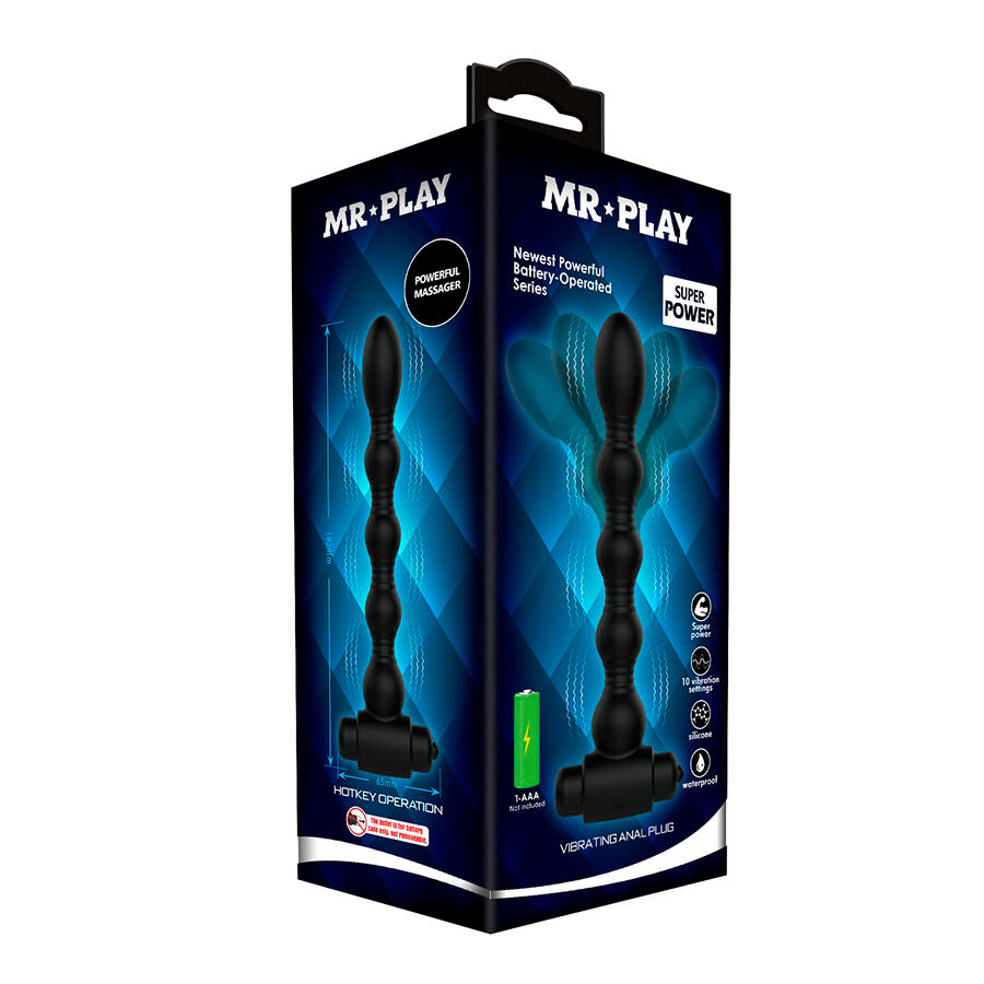 MR PLAY - MASSAGGIATORE ANALE VIBRANTE – Tappi anali – foto 6