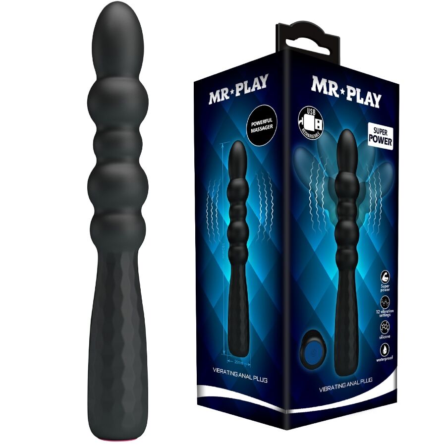 MR PLAY - PLUG ANALE VIBRANTE FLESSIBILE – Tappi anali – foto 2