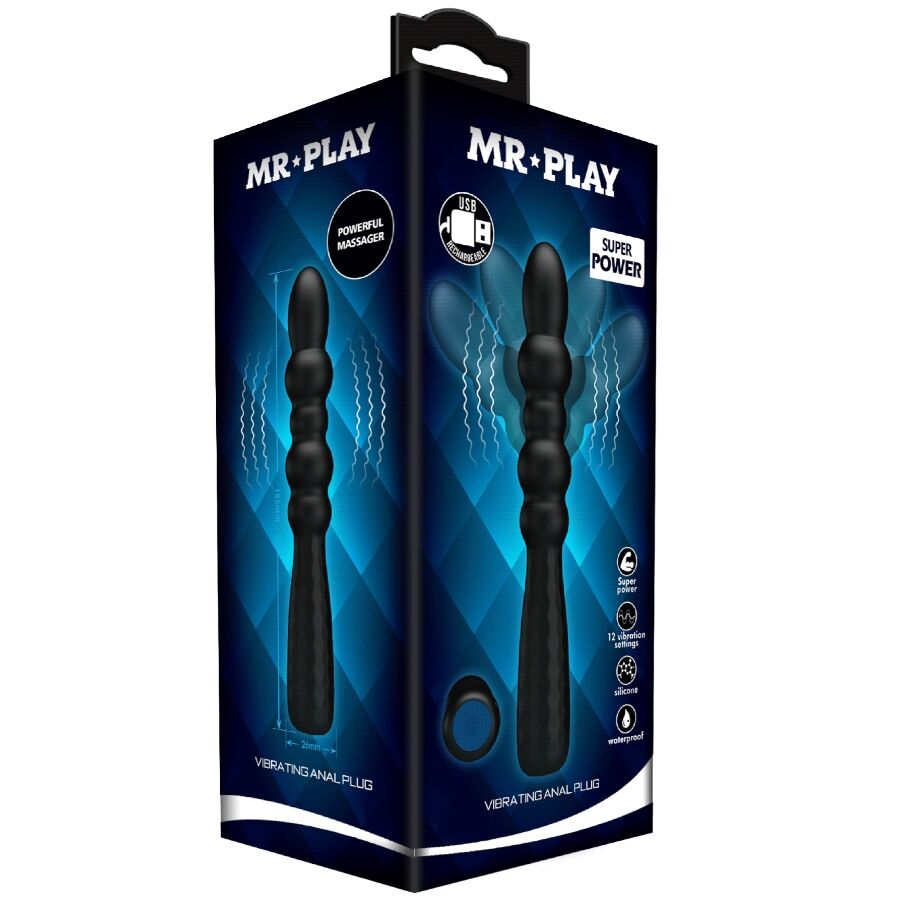 MR PLAY - PLUG ANALE VIBRANTE FLESSIBILE – Tappi anali – foto 11