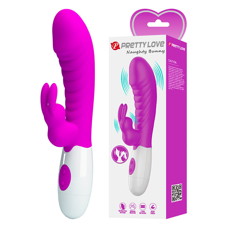 PRETTY LOVE - NAUGHTY VIBRATORE VIOLA BUNNY – Vibratori di coniglio – foto 2