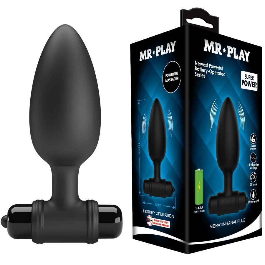 MR PLAY - SUPER POWER ANAL PLUG CON VIBRAZIONE – Vibratori anali – foto 2