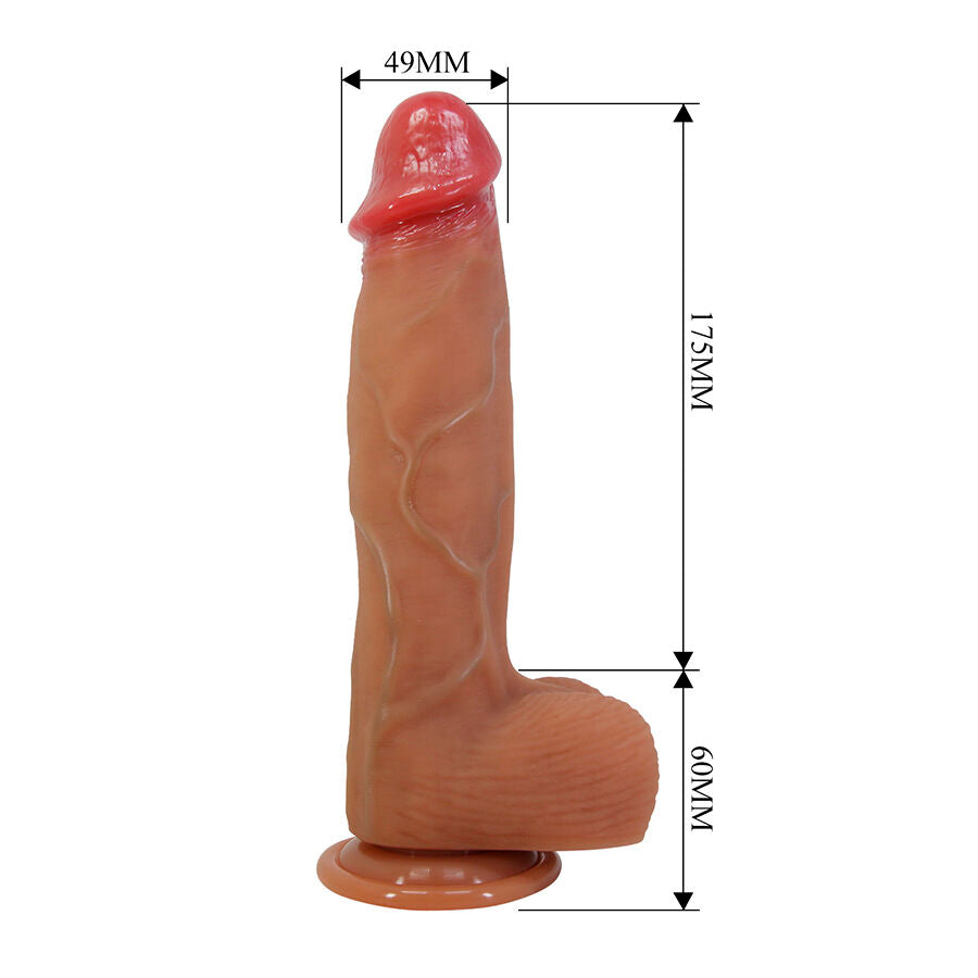 PRETTY LOVE - ORTON DILDO REALISTICO CON VENTOSA 23,5 CM -Ø- 4,9 CM – Peni realistici – foto 7