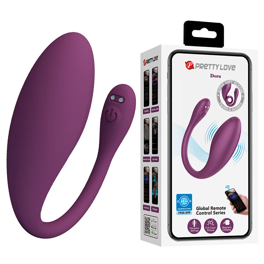 PRETTY LOVE - DORA VIBRATORE INVISIBILE CON APP GRATUITA – Uova vibranti – foto 2